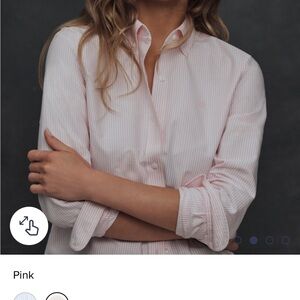 Brooks Brothers Pink Striped Button-Down Shirt
